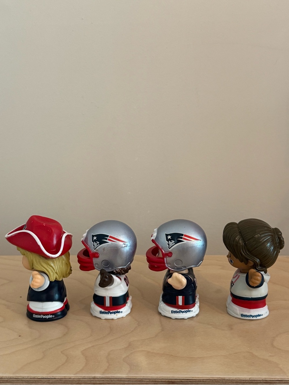 Little People New England Patriots Red & Silver Team Figurine Set